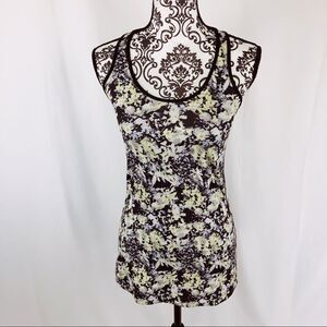 Lululemon Cool Racerback Floral Tank Top